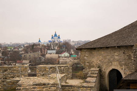乌克兰西部的卡米安涅茨波迪尔斯基城堡