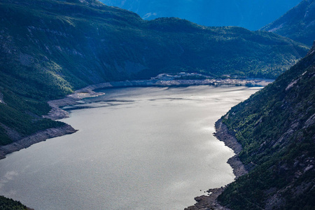 去林格达尔斯瓦特湖的风景