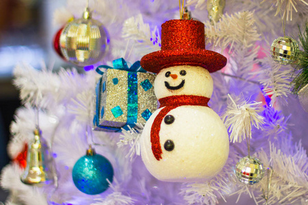 表带装饰物圣诞与礼品盒圣诞树装饰