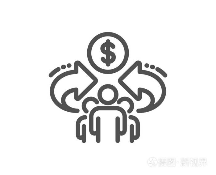 共享经济线图标.商业团体标志.共享符号.品质设计平面app元素.