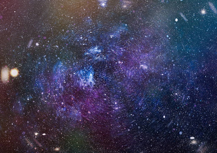 七彩星空图片-七彩星空素材-七彩星空插画-摄图新视界