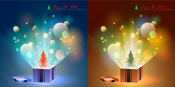 圣诞节背景和模板摘要。 圣诞树和派对概念。 矢量和插图EPS10。