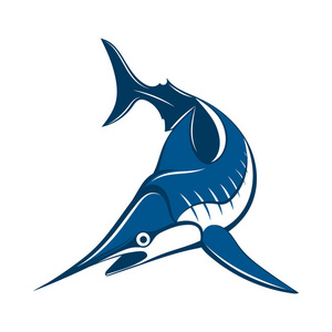 化, 矢量, 插画, 手绘铅笔, 手绘, 模式卡通海盗图标愤怒的马林鱼标志