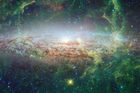 外层空间的美。 科幻壁纸。 由美国宇航局提供的这幅图像的元素