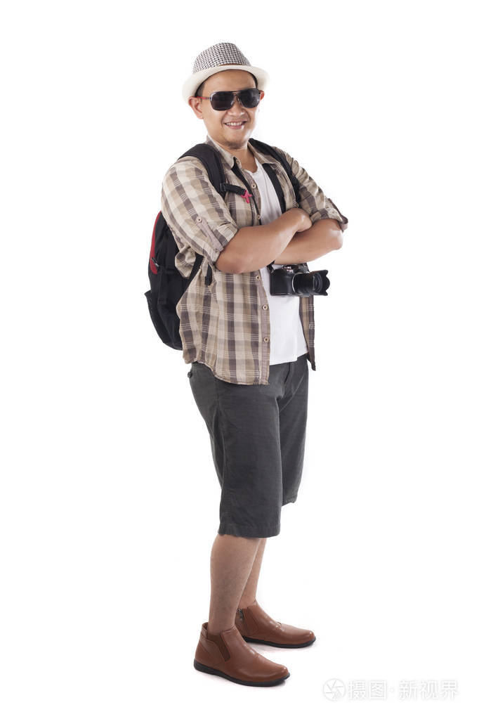 全身肖像. 微笑,微笑照片-正版商用图片1