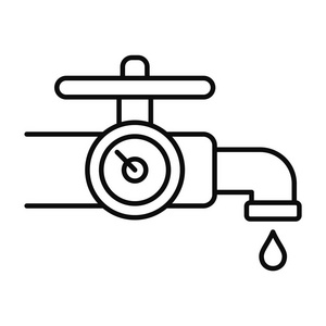 水龙头控制图标, 轮廓样式