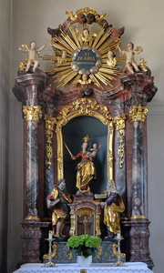 德国丹肯多夫圣劳伦斯教堂圣母玛利亚祭坛