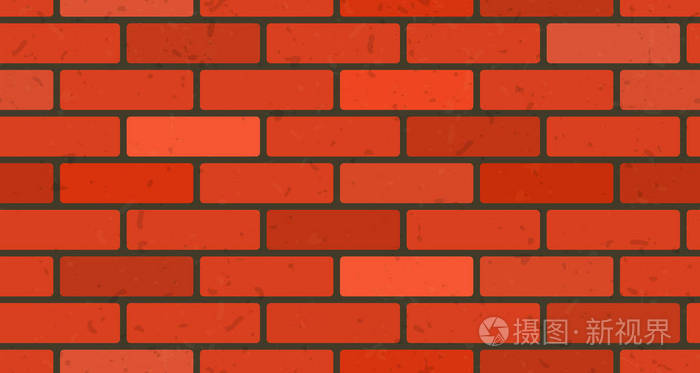矢量墙红砖纹理.插画-正版商用图片14zwu8-摄图新视界