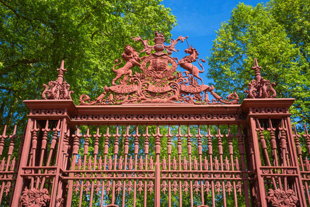 s Gate of Kensington Gardens in London, UK