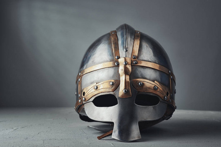 s helmet on a gray background