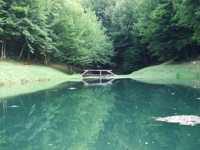 s lake or green lake near Ogulin