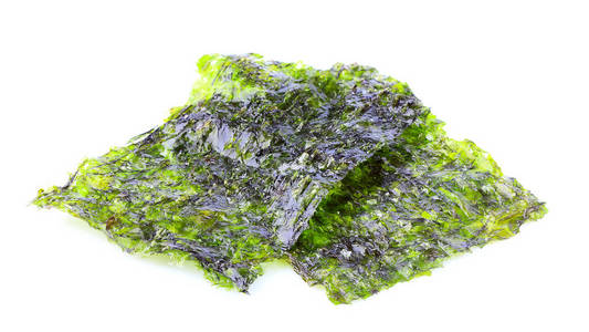 香脆海藻紫菜与盐分离