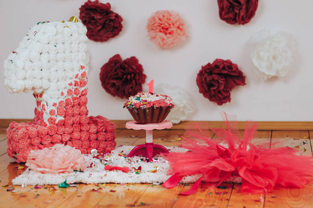 第一生日装饰和蛋糕, 为第一年生日庆祝