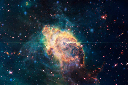 外太空之美..科幻壁纸。美国宇航局提供的这幅图像的元素
