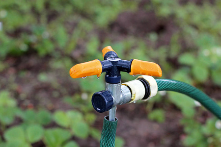 花园里的浇水系统
