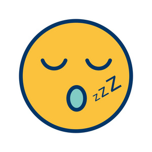 睡眠表情矢量图标符号图标矢量插图个人和商业使用.照片