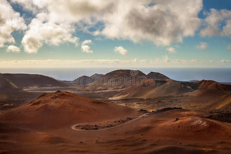 timanfaya火山景观