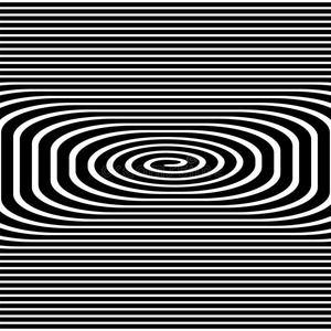 黑白催眠背景.矢量照片