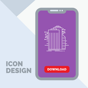 建筑技术智能城市连接互联网线路图标移动下载页面