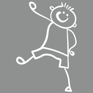 粉笔画在沥青上的沥青上.照片