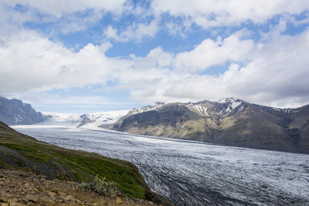 在冰岛的斯卡夫塔山冰川冰川图片