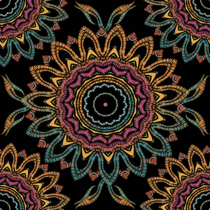 手工花刺绣纹理图片