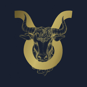 手绘金牛座图片-手绘金牛座素材-手绘金牛座插画-摄图新视界