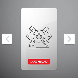  Red Download Button