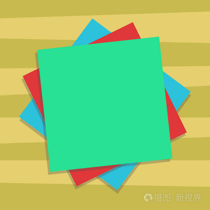 设计商业概念空副本文本为网页横幅宣传材料模拟模板多层空白板彩色纸