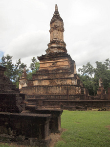 泰国苏合台历史公园古庙遗址