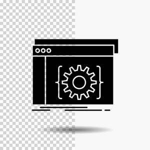 api，应用程序，编码，开发，软件雕文图标透明背景.黑鹰