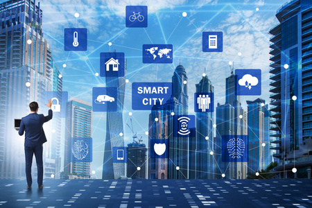 智能交通智慧城市图片-智能交通智慧城市素材-智能交通智慧城市插画