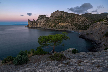 皇家海湾NovySvet村的晨景