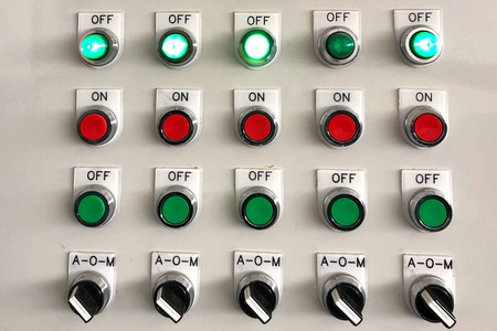 工厂工作状态灯开关控制按钮