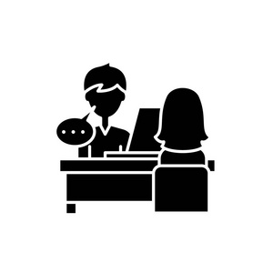 个人咨询概念标志, 例证照片