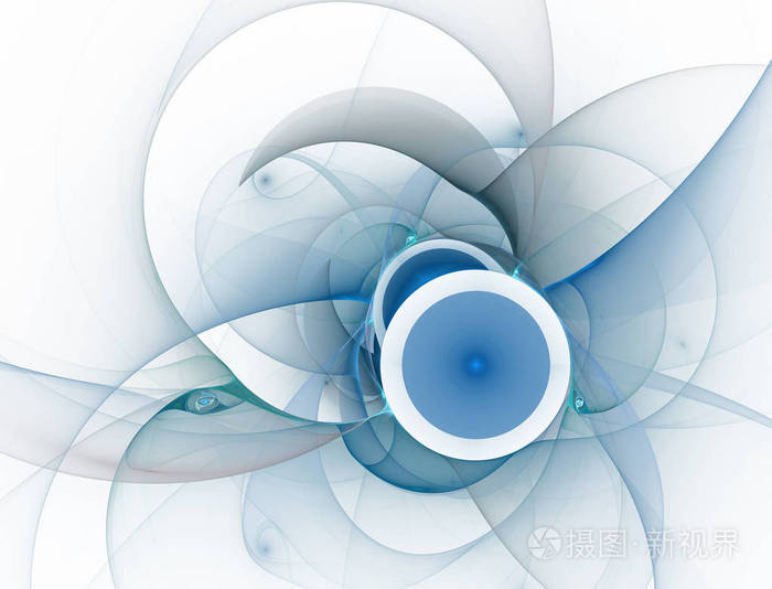 抽象未来主义和现代概念背景构成. 详细的分形图形.