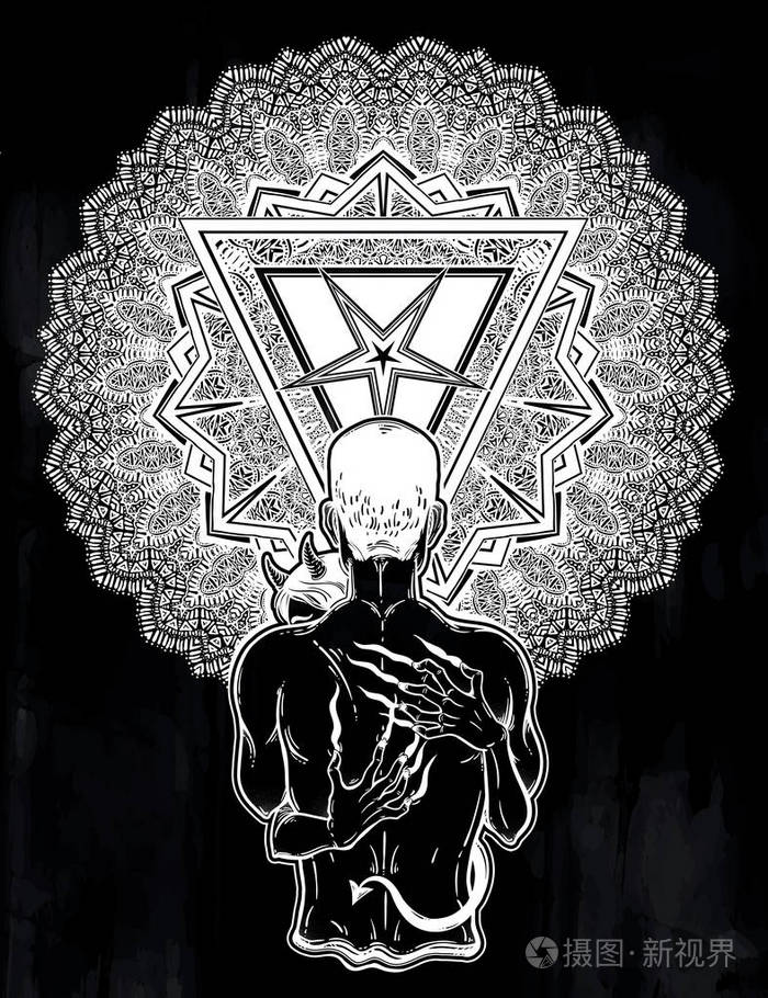 恶魔的人的手臂.邪恶的女人拥抱一个充满激情的男人, 皮肤被伤口割伤