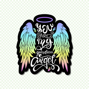 字符的卡通天使矢量集卡通猫被描绘成一个小天使的翅膀和光环在日本