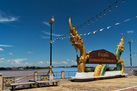 泰国农海龙像旅游目的地湄公河
