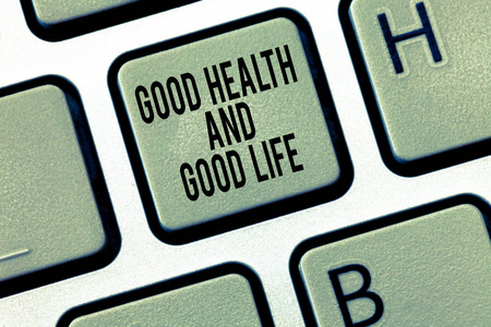 文字符号显示良好的健康和良好的生活。概念照片健康是一个生活的完整的资源