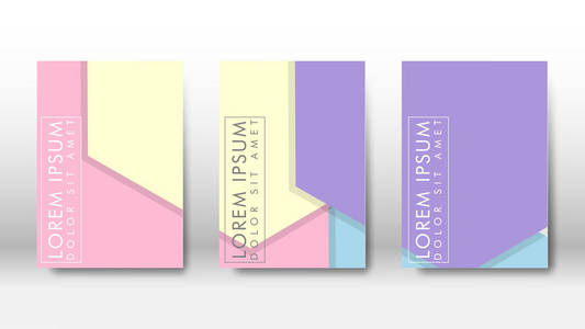 六边形元素的抽象封面。 书籍设计理念。 未来主义的商业布局。 数码海报模板。 设计向量