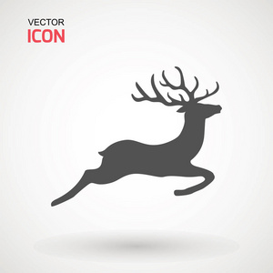 标志模板. 麋鹿标志型. 打猎照片