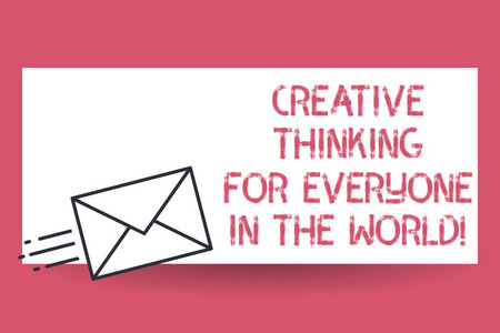 为世界上每个人写文字创造性思维。概念意义传播创意到他人快速交付图标上密封信封发送状态邮件紧急发送