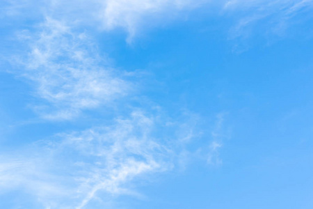 天空背景夏季景观。