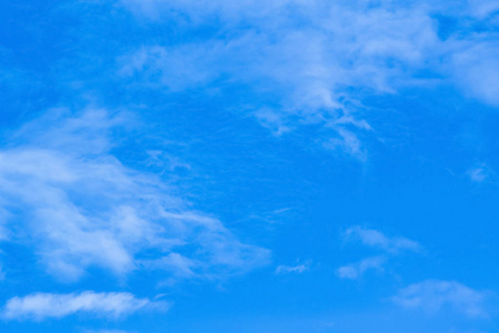 天空背景夏季景观。