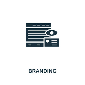品牌图标。从广告图标集合的高级风格设计。ui 和 ux 像素完美的品牌图标, 用于网页设计应用程序软件打印使用