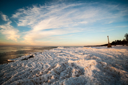 冰海和雪海的风景