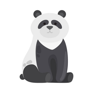 黑白熊猫图片