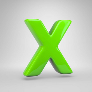 不明飞行物绿色字母x大写。