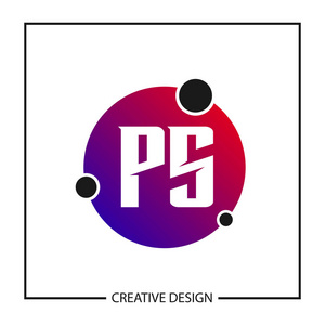 初始字母ps标志模板设计矢量图照片